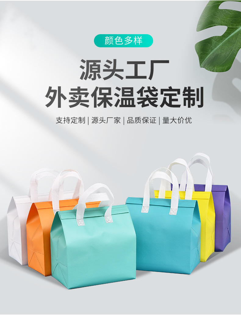 周口市无纺布保温袋外卖袋